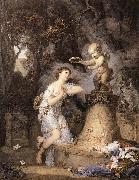 GREUZE, Jean-Baptiste Votive Offering to Cupid ghf painting